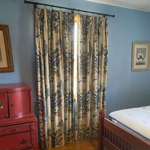 Vintage Barkcloth Curtains